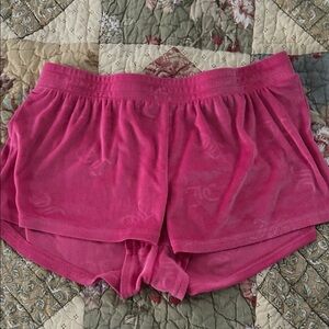 Juicy Couture Vibrant Pink Athletic Shorts